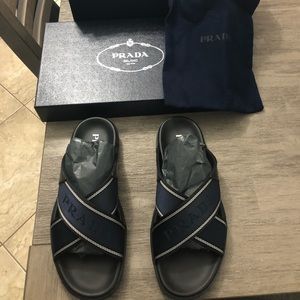 Prada cross strap sandals brand new